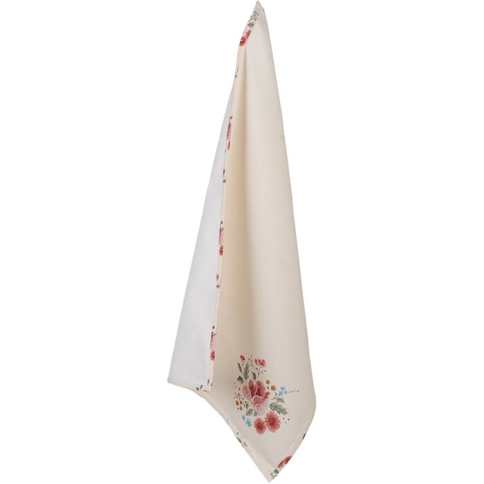 Clayre & Eef LRC42 Paño de cocina Beige 52x72 cm