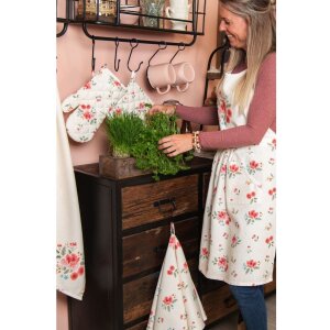 Clayre & Eef LRC45 Potholder Beige 20x20 cm