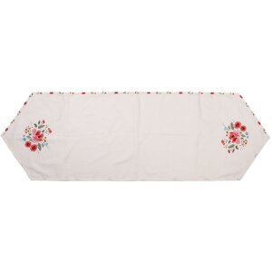 Clayre & Eef LRC65 Traves de Mesa Beige 50x160 cm