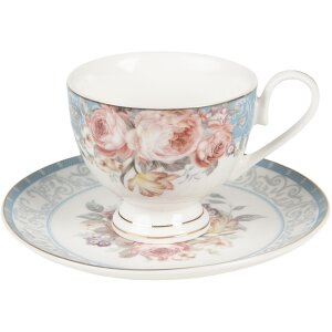 Clayre & Eef PECKS-2 Taza de café con platillo...