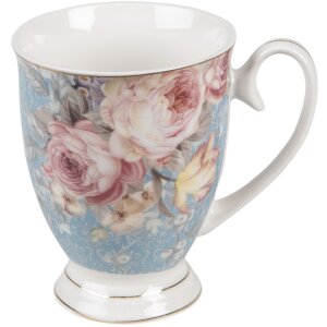 Taza Clayre & Eef PECMU 11x8x10 cm - 300 ml Flores...