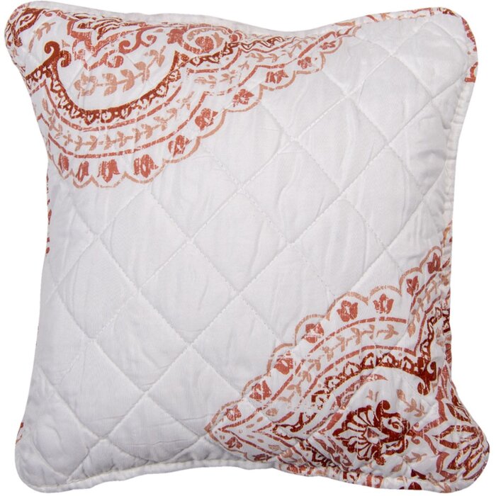 Clayre & Eef Q194.020 Funda de cojín blanca 40x40 cm