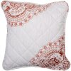 Clayre & Eef Q194.020 Funda de cojín blanca 40x40 cm
