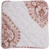 Clayre & Eef Q194.020 Funda de cojín blanca 40x40 cm