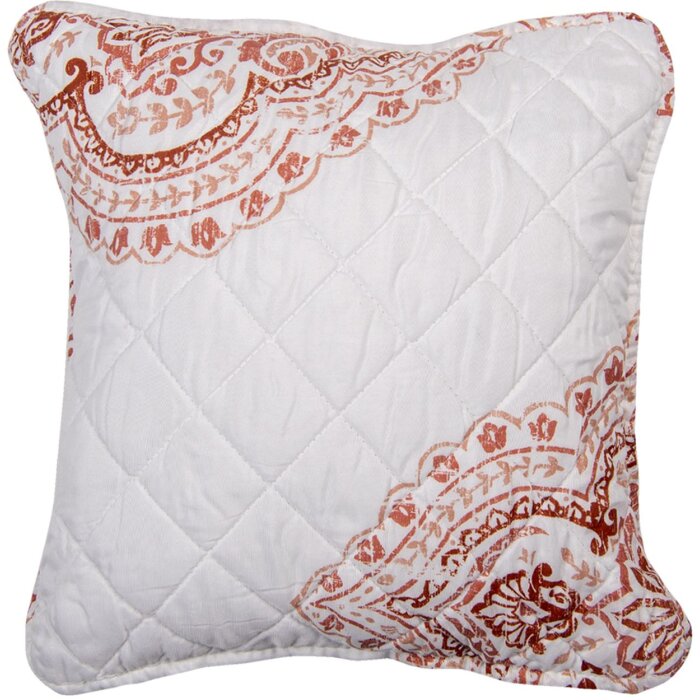 Clayre & Eef Q194.030 Funda de Cojín Blanco 50x50 cm