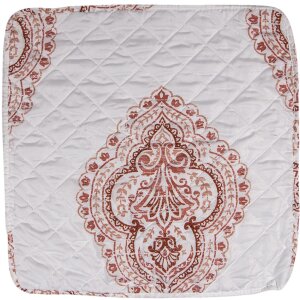 Clayre & Eef Q194.030 Funda de Cojín Blanco 50x50 cm