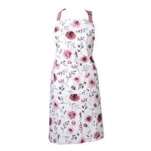 Clayre & Eef RUR41 Delantal de cocina rosa 70x85 cm