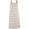 Clayre & Eef VGP41 Delantal de cocina Beige 70x85 cm