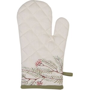 Clayre & Eef VGP44 Guantes de Horno Beige 16x30 cm