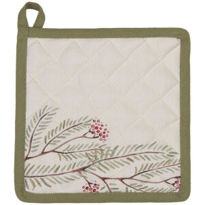 Clayre & Eef VGP45 Potholder 20x20 cm Crema
