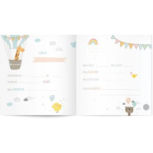 Goldbuch Álbum para bebé Hurra - ¡Ya estás aquí! 30x31 cm 60 páginas blancas