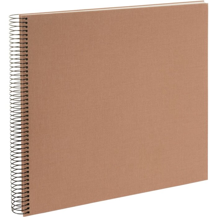 Goldbuch Álbum espiral Bella Vista avellana 35x30 cm 40 páginas blancas