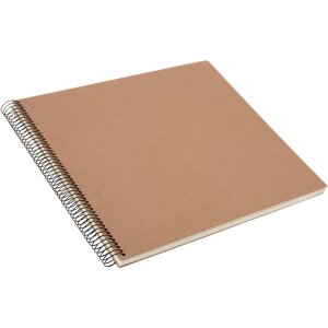 Goldbuch Álbum espiral Bella Vista avellana 35x30 cm 40 páginas blancas