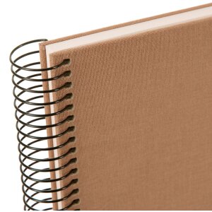 Goldbuch Álbum espiral Bella Vista avellana 35x30 cm 40 páginas blancas