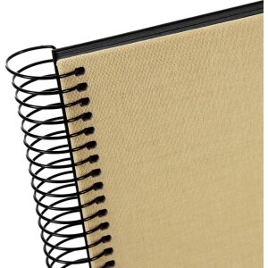 Goldbuch Álbum espiral Bella Vista beige 34x30 cm 40 páginas negras