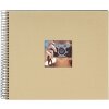 Goldbuch Álbum espiral Bella Vista beige 34x30 cm 40 páginas negras