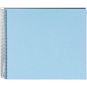 Goldbuch Álbum espiral Bella Vista azul cielo 35x30 cm 40 páginas negras