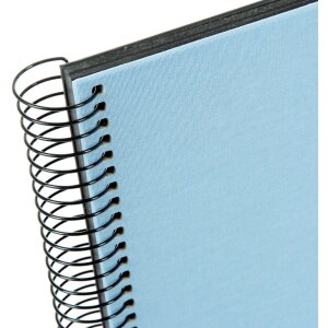 Goldbuch Álbum espiral Bella Vista azul cielo 35x30 cm 40 páginas negras