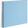 Goldbuch Álbum espiral Bella Vista azul cielo 35x30 cm 40 páginas negras
