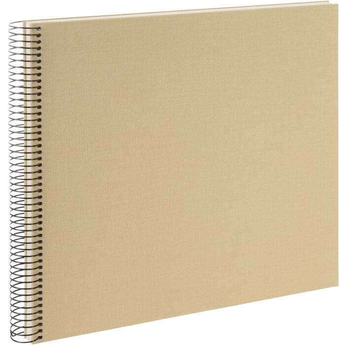 Goldbuch Álbum espiral Bella Vista beige 35x30 cm 40 páginas blancas