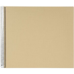 Goldbuch Álbum espiral Bella Vista beige 35x30 cm 40 páginas blancas
