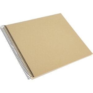 Goldbuch Álbum espiral Bella Vista beige 35x30 cm 40 páginas blancas