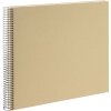 Goldbuch Álbum espiral Bella Vista beige 35x30 cm 40 páginas blancas