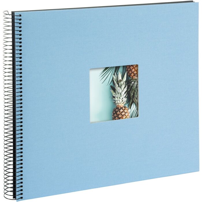 Goldbuch Álbum espiral Bella Vista azul cielo 34x30 cm 40 páginas negras