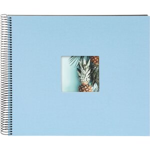 Goldbuch Álbum espiral Bella Vista azul cielo 34x30 cm 40 páginas negras