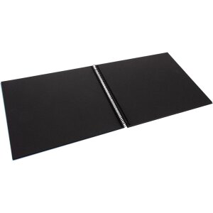 Goldbuch Álbum espiral Bella Vista azul cielo 34x30 cm 40 páginas negras