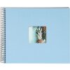 Goldbuch Álbum espiral Bella Vista azul cielo 34x30 cm 40 páginas negras