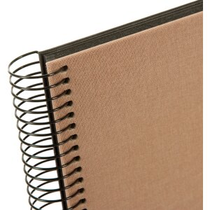 Goldbuch Álbum espiral Bella Vista avellana 35x30 cm 40 páginas negro