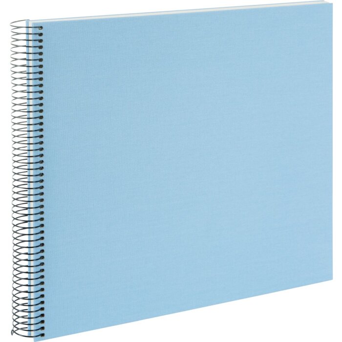Goldbuch Álbum espiral Bella Vista azul cielo 35x30 cm 40 páginas blancas
