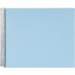 Goldbuch Álbum espiral Bella Vista azul cielo 35x30 cm 40 páginas blancas