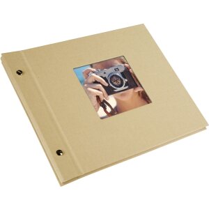 Goldbuch Álbum de rosca Bella Vista beige 30x25 cm 40 páginas blancas