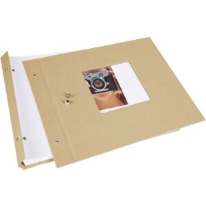 Goldbuch Álbum de rosca Bella Vista beige 30x25 cm 40 páginas blancas
