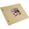 Goldbuch Álbum de rosca Bella Vista beige 30x25 cm 40 páginas blancas