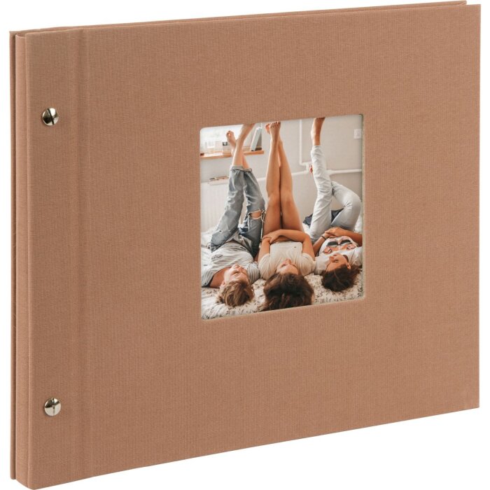 Goldbuch Álbum de rosca Bella Vista avellana 30x25 cm 40 páginas negras