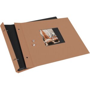 Goldbuch Álbum de rosca Bella Vista avellana 30x25 cm 40 páginas negras