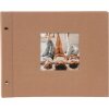 Goldbuch Álbum de rosca Bella Vista avellana 30x25 cm 40 páginas negras