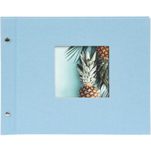 Goldbuch Álbum de rosca Bella Vista azul cielo 30x25 cm 40 páginas negras