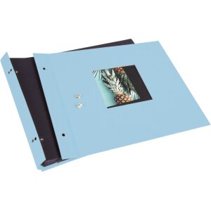 Goldbuch Álbum de rosca Bella Vista azul cielo 30x25 cm 40 páginas negras