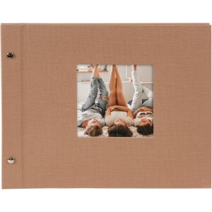 Goldbuch Álbum de rosca Bella Vista avellana 30x25 cm 40 páginas blancas