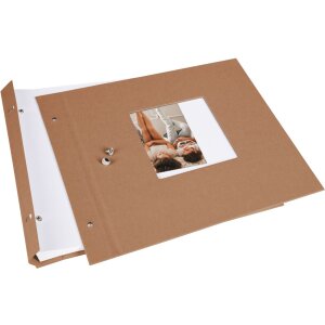 Goldbuch Álbum de rosca Bella Vista avellana 30x25 cm 40 páginas blancas