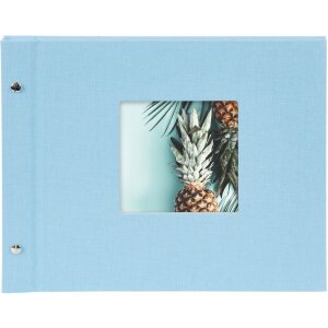 Goldbuch Álbum de rosca Bella Vista azul cielo 30x25 cm 40 páginas blancas