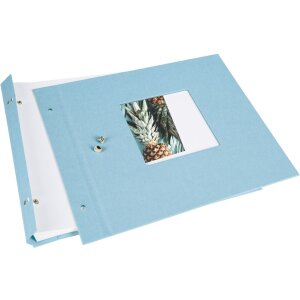 Goldbuch Álbum de rosca Bella Vista azul cielo 30x25 cm 40 páginas blancas