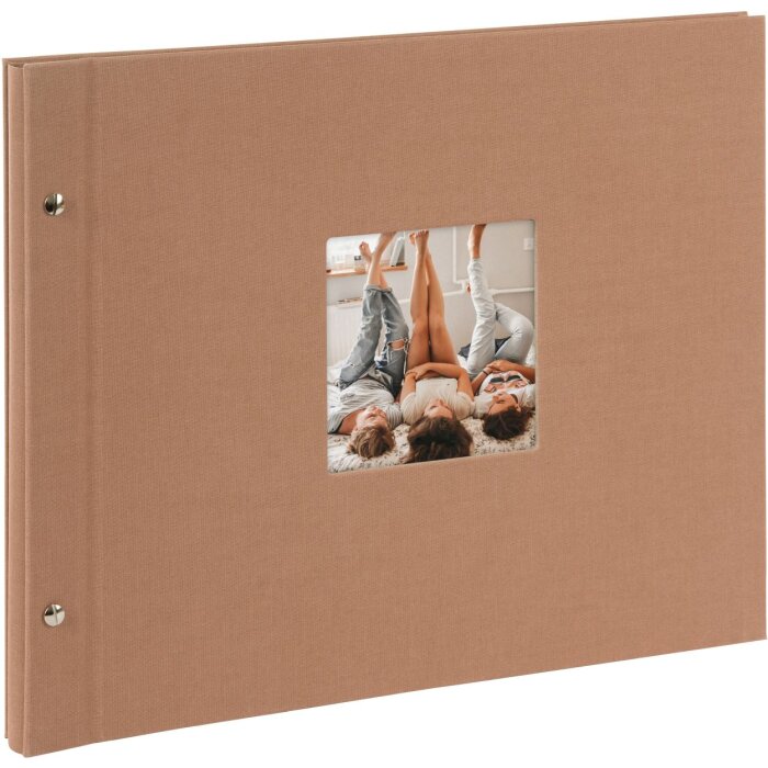 Goldbuch Álbum de rosca Bella Vista avellana 39x31 cm 40 páginas negras