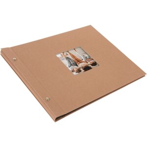 Goldbuch Álbum de rosca Bella Vista avellana 39x31 cm 40 páginas negras