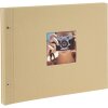 Goldbuch Álbum de tornillos Bella Vista beige 39x31 cm 40 páginas blancas