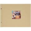Goldbuch Álbum de tornillos Bella Vista beige 39x31 cm 40 páginas blancas
